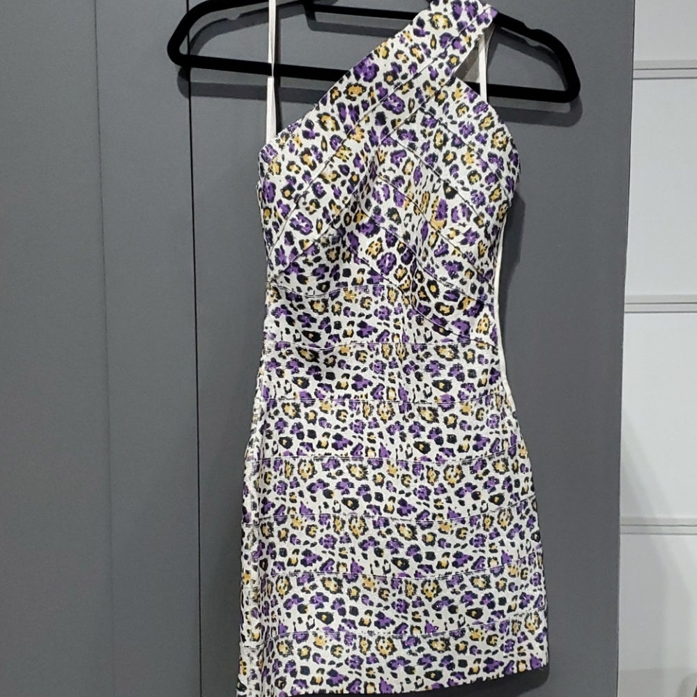 Leopard bandage dress